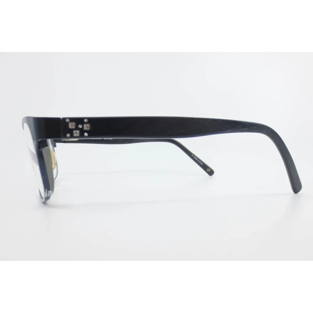 Bulova Clearwater Eyeglasses Sapphire Blue Cat Eye Crystal Accent Frames